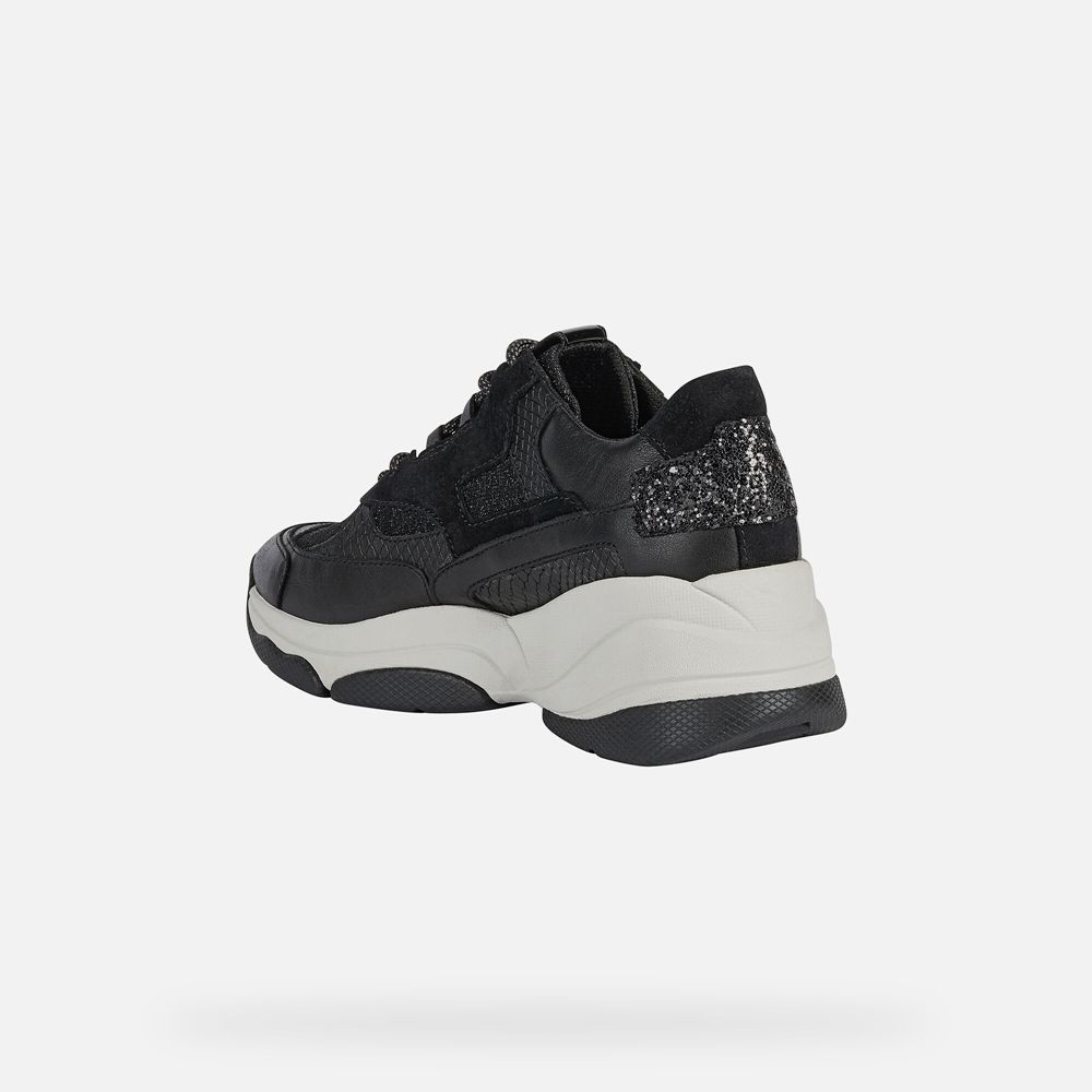 Geox Bayan Spor Ayakkabı Siyah - Kirya - ISE-952837